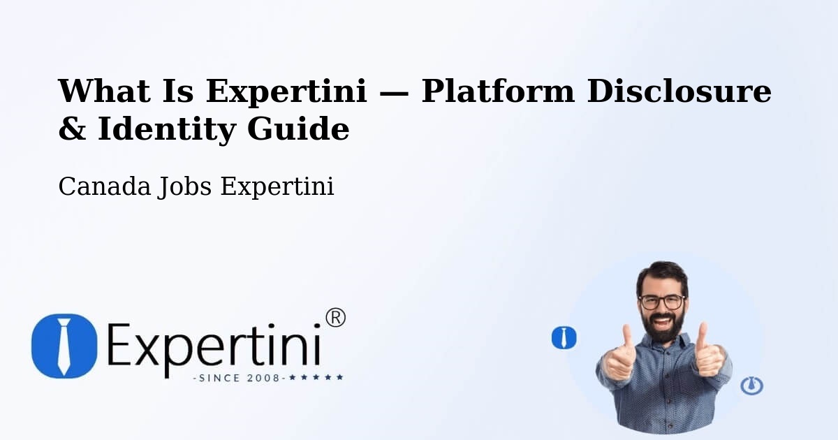 What Is Expertini — Platform Disclosure & Identity Guide – Carleton